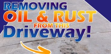 How to remove rust from concrete